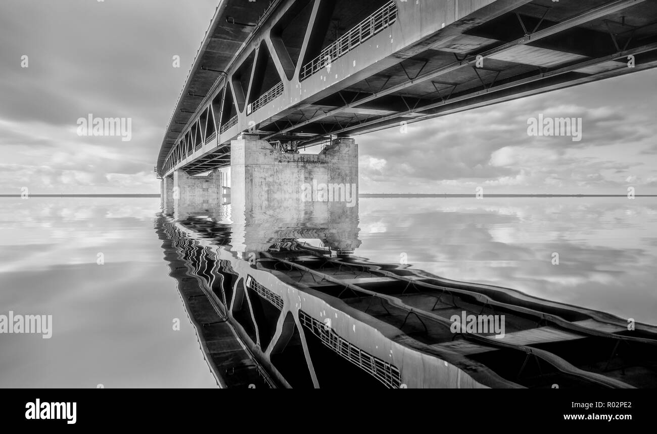 L'Oresund Bridge Foto Stock