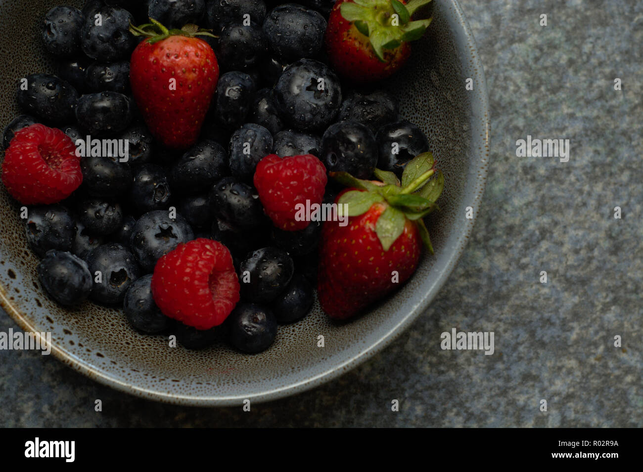 Ciotola di frutta Foto Stock