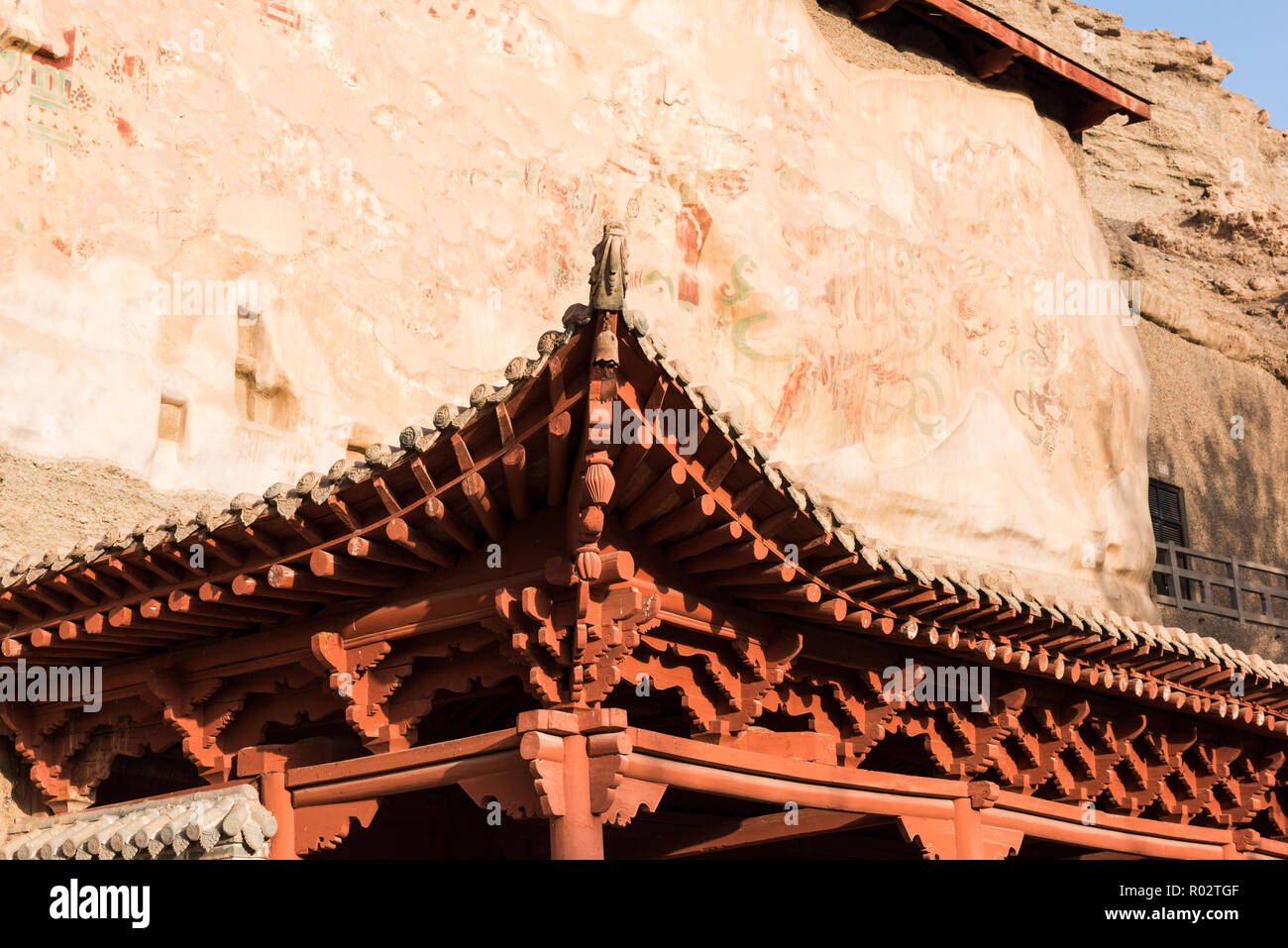 Le grotte di Mogao a Dunhuang, Cina. Asian, antica Foto Stock