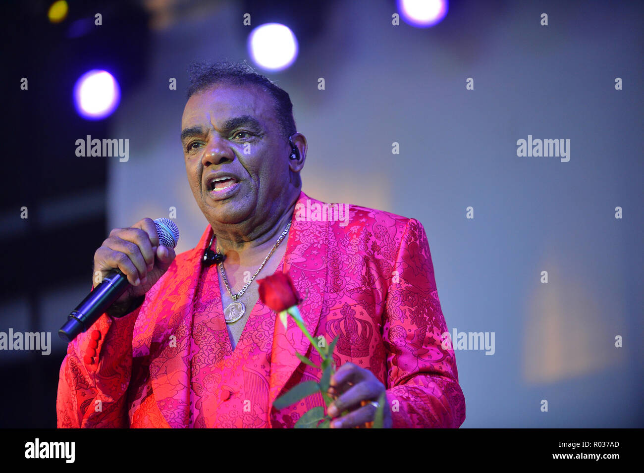 La parte bianca in concerto a Miramar Parco Regionale anfiteatro con: Ronald Isley di Isley Brothers dove: Miramar, Florida, Stati Uniti quando: 29 set 2018 Credit: Johnny Louis/WENN.com Foto Stock