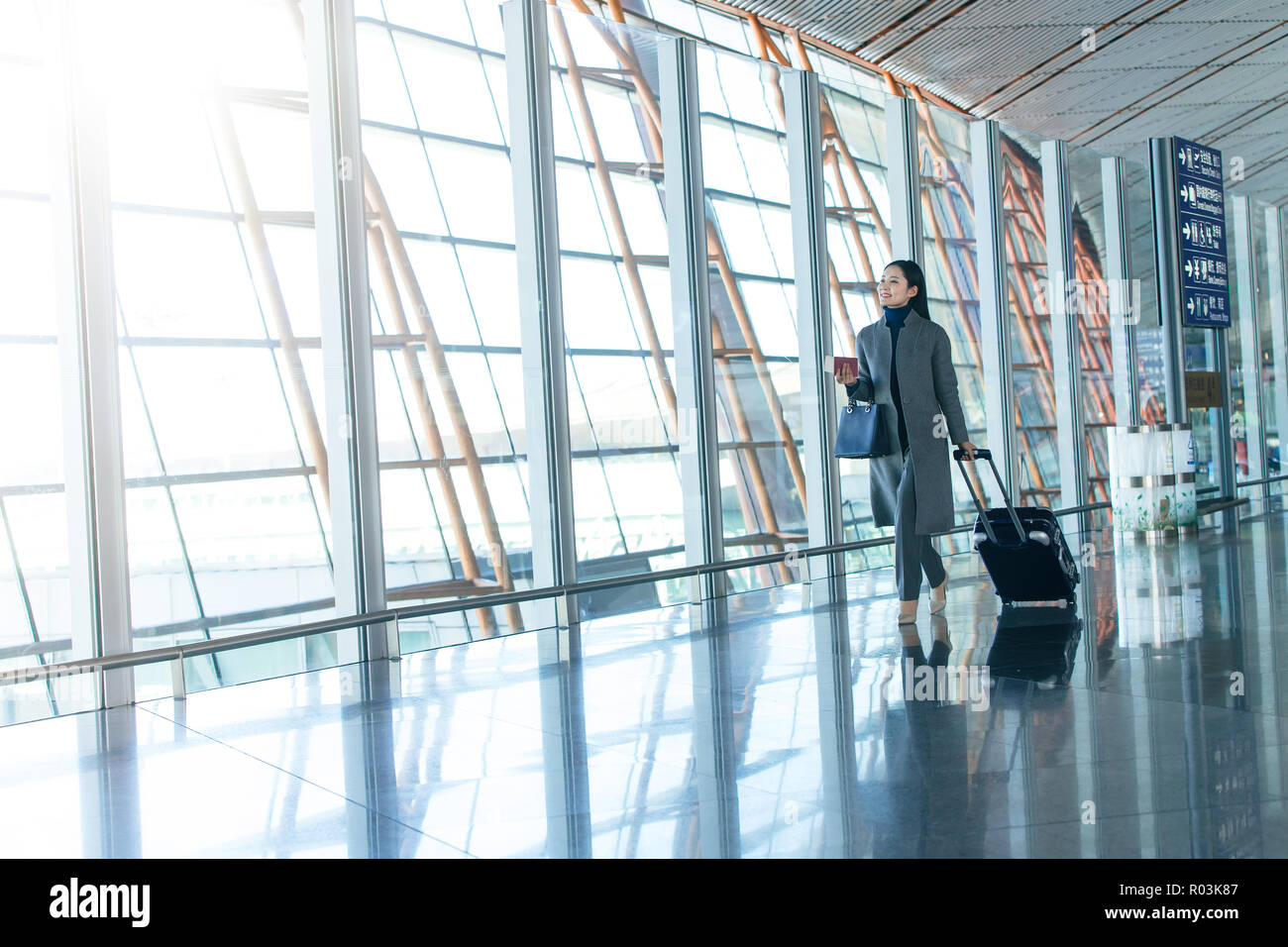 Le donne d'affari nella lounge Foto Stock