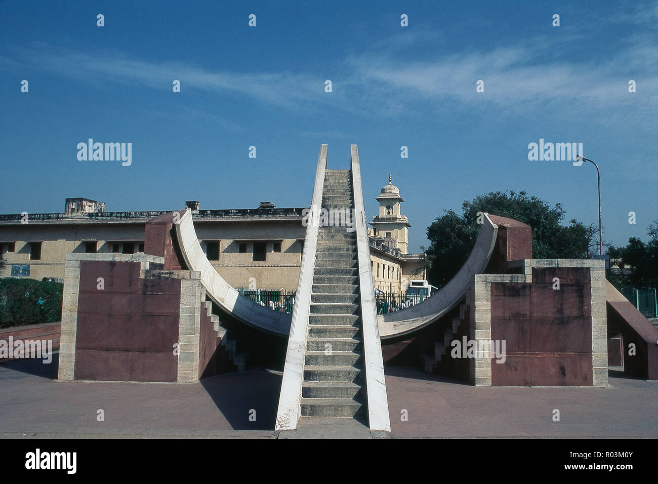 Samrat Yantra, Jantar Mantar, l'Osservatorio, Jaipur, Rajasthan, India, Asia Foto Stock