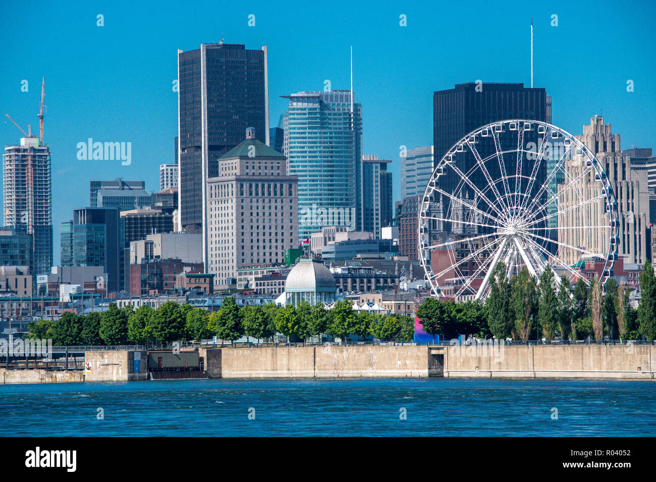 Montreal vicino fino in centro in estate Foto Stock