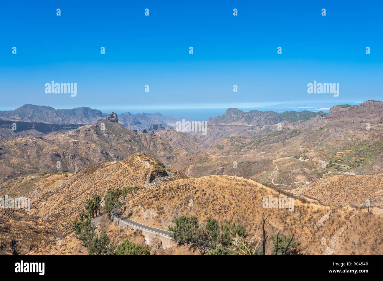 Cruz de tejeda, Gran Canaria, Spagna Foto Stock