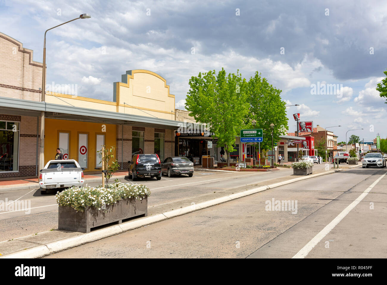 Goulburn centro città e scene di strada,Goulburn è in Australia la prima città terrestre,l'Australia Foto Stock