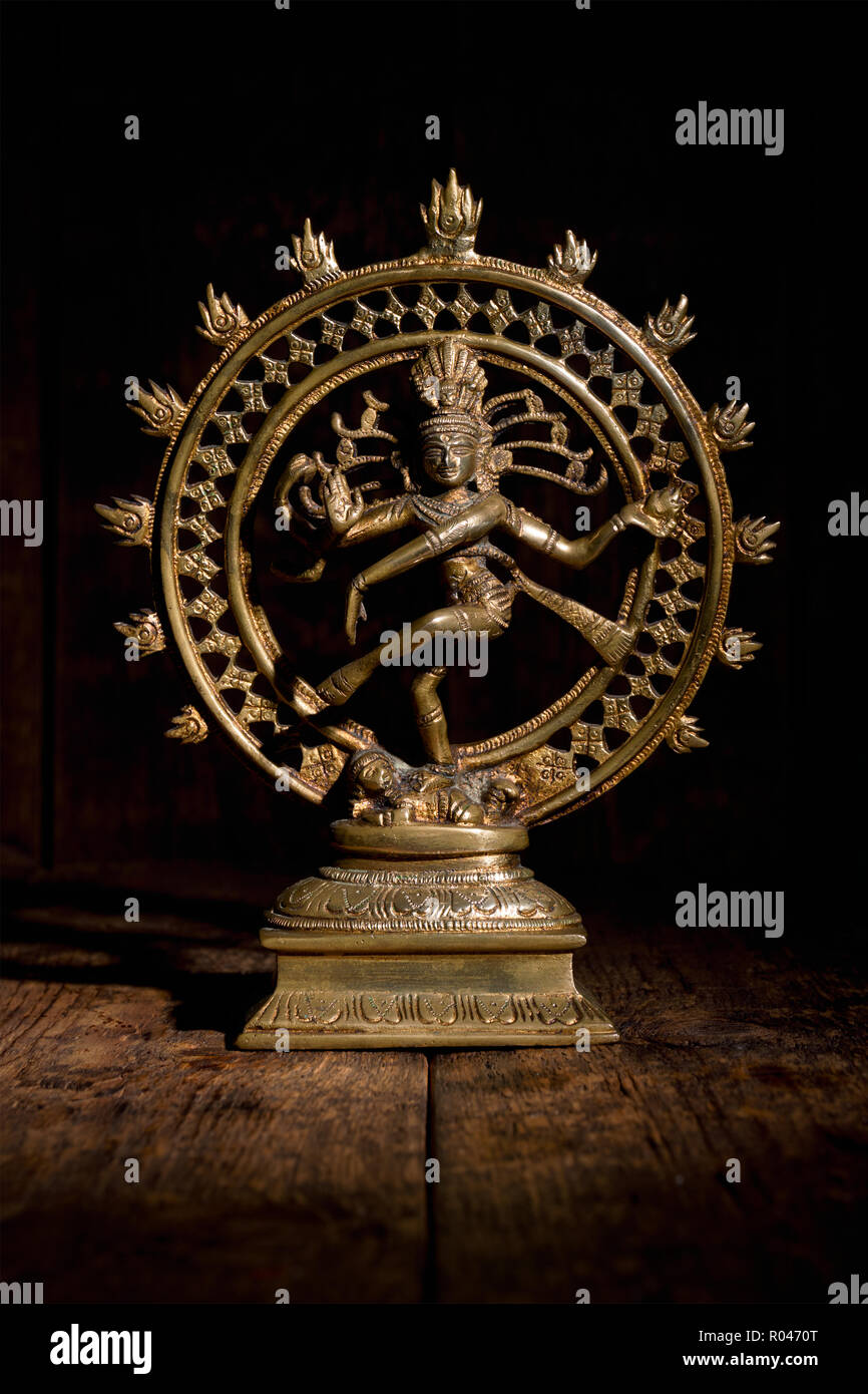 Statua di Shiva Nataraja - Signore della danza Foto Stock