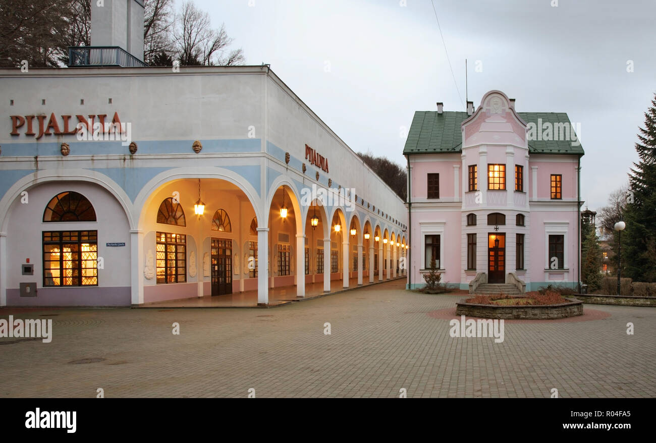 Jozef Dietl quadrato in Iwonicz-Zdroj. Polonia Foto Stock