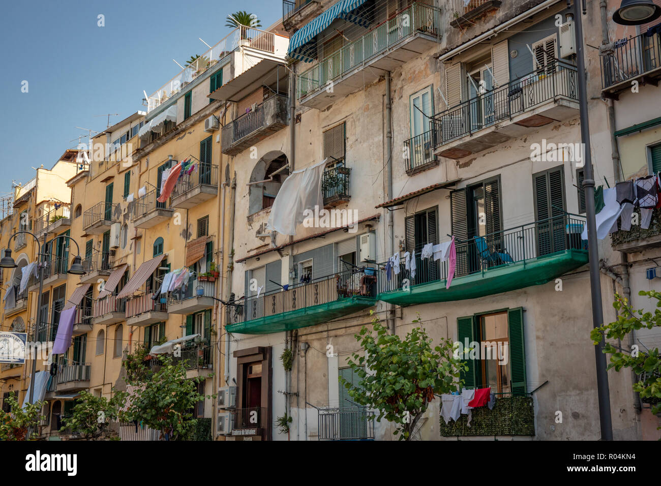 Castellammare di stabia, Italia. Città di mare Foto Stock