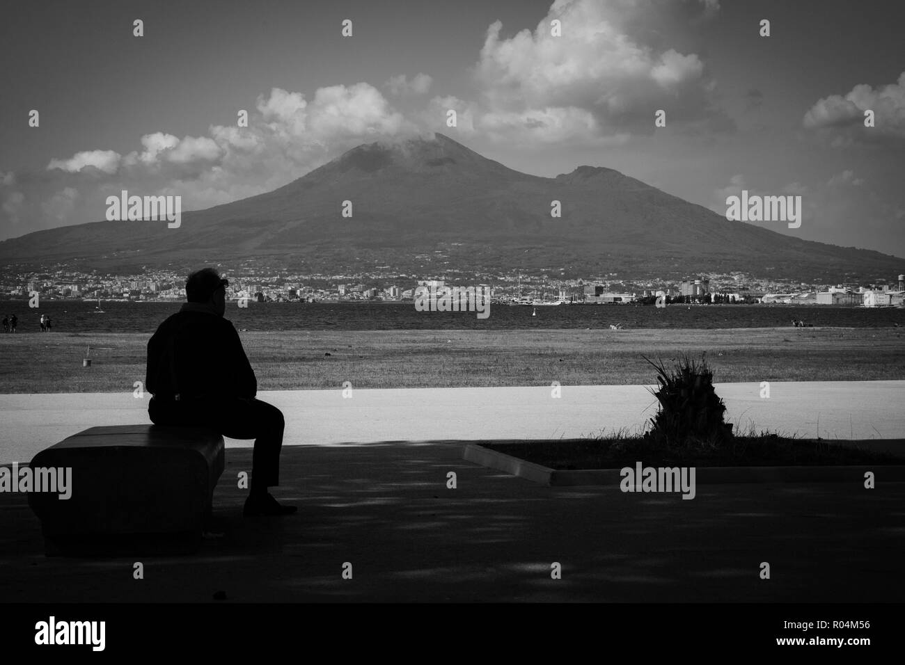 Castellammare di stabia, Italia. Città di mare Foto Stock