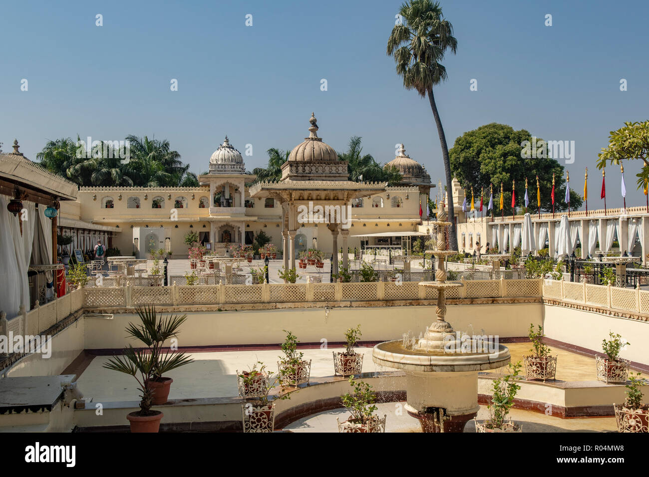 Jag Mandir Palace, Lago Pichola, Udaipur, Rajasthan, India Foto Stock