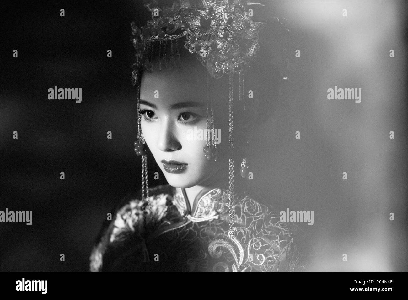 Splendido costume di sposa Foto Stock