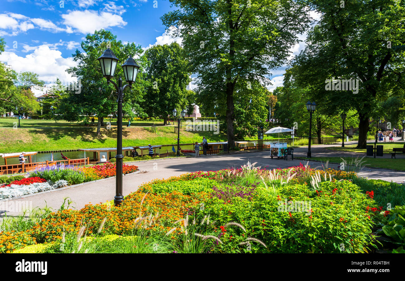 Bastion Hill Park, Riga, Lettonia, Paesi Baltici, Europa Foto Stock