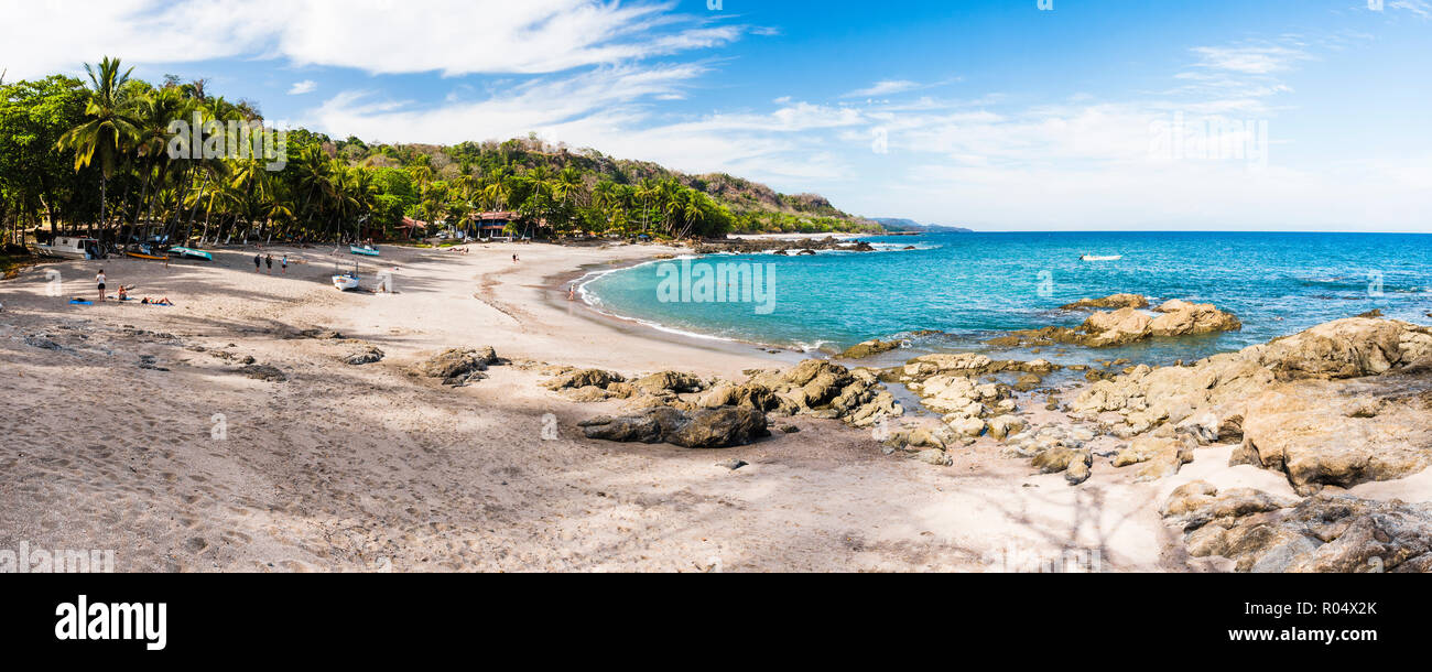 Montezuma Beach, Nicoya peninsula, Puntarenas, Costa Rica, America Centrale Foto Stock