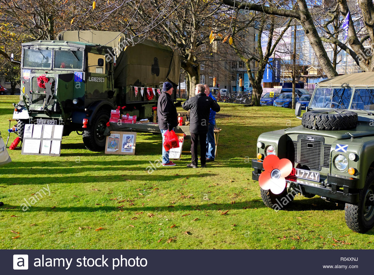 Edinburgh, Regno Unito. 1 Novembre, 2018. Edinburgh Poppy Day ospitato da PoppyScotland in St Andrew Square. Credito: Craig Brown/Alamy Live News. Foto Stock