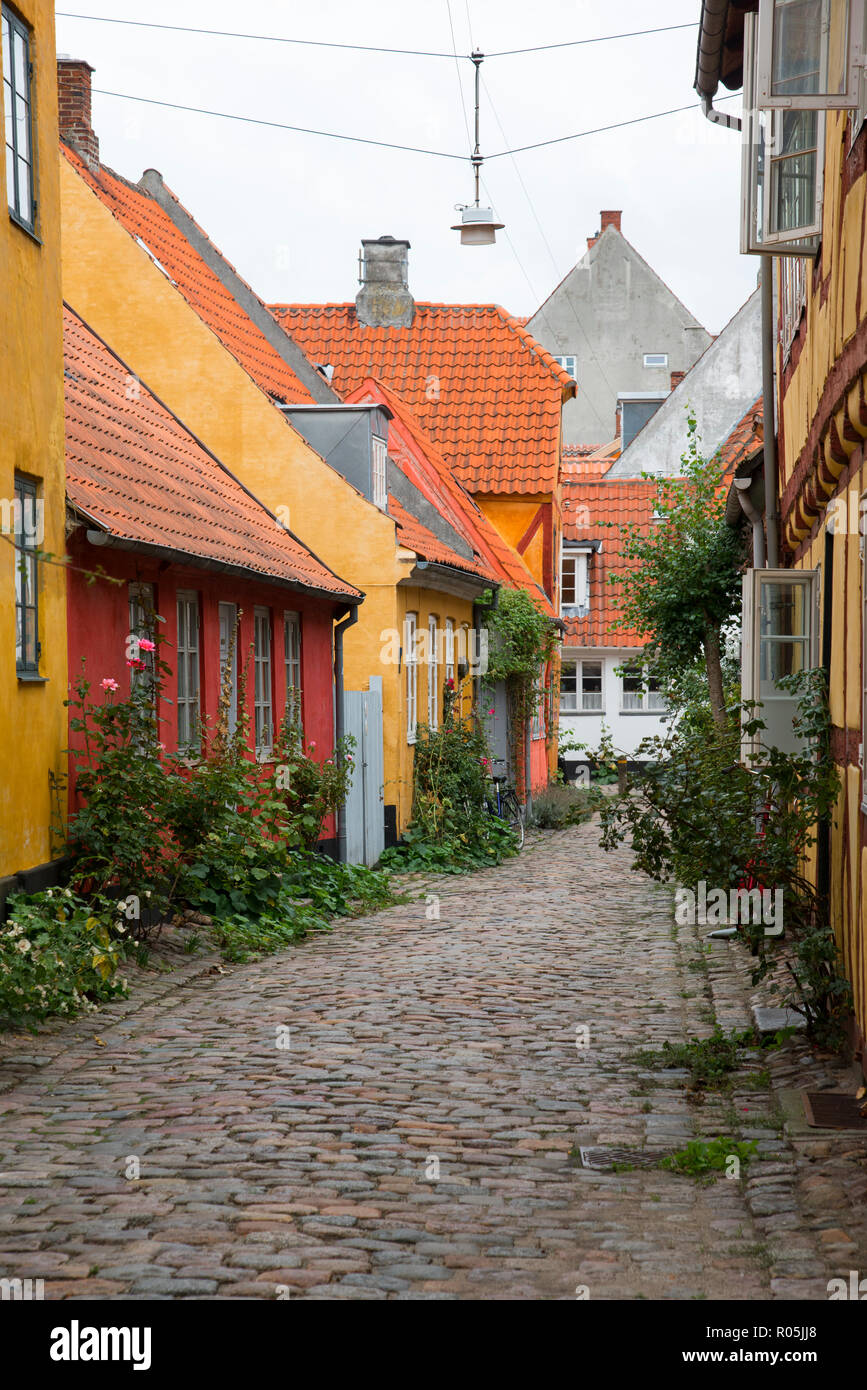 Helsingor noto anche come Elsinore è una città portuale nella parte orientale della Danimarca Foto Stock