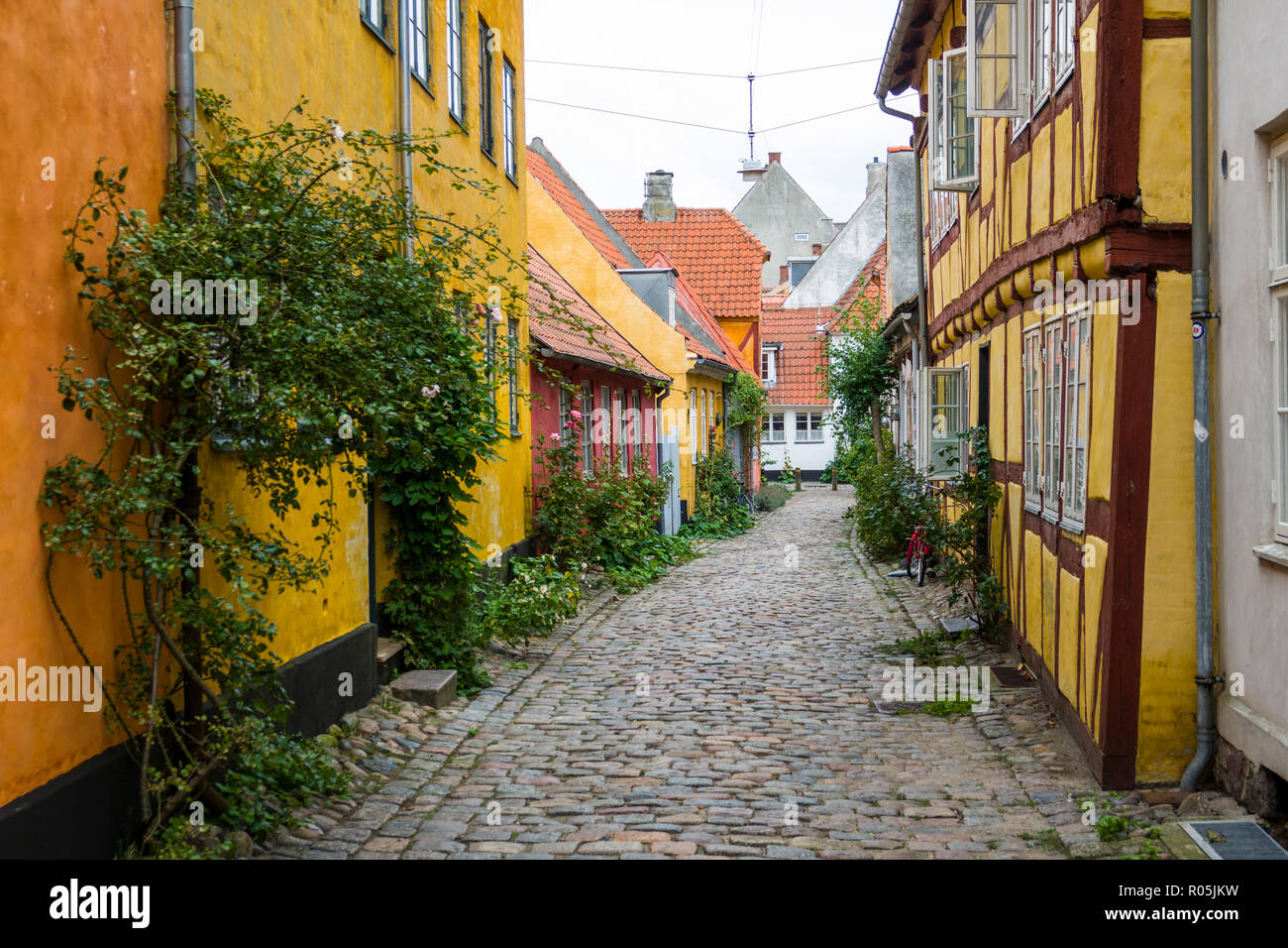 Helsingor noto anche come Elsinore è una città portuale nella parte orientale della Danimarca Foto Stock