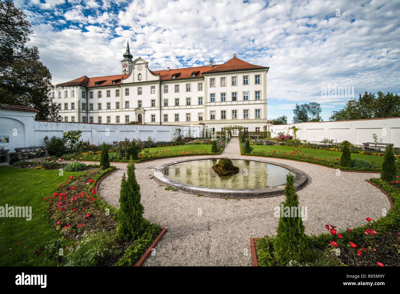 Abbey Schäftlarn, Germania, Europa. Foto Stock