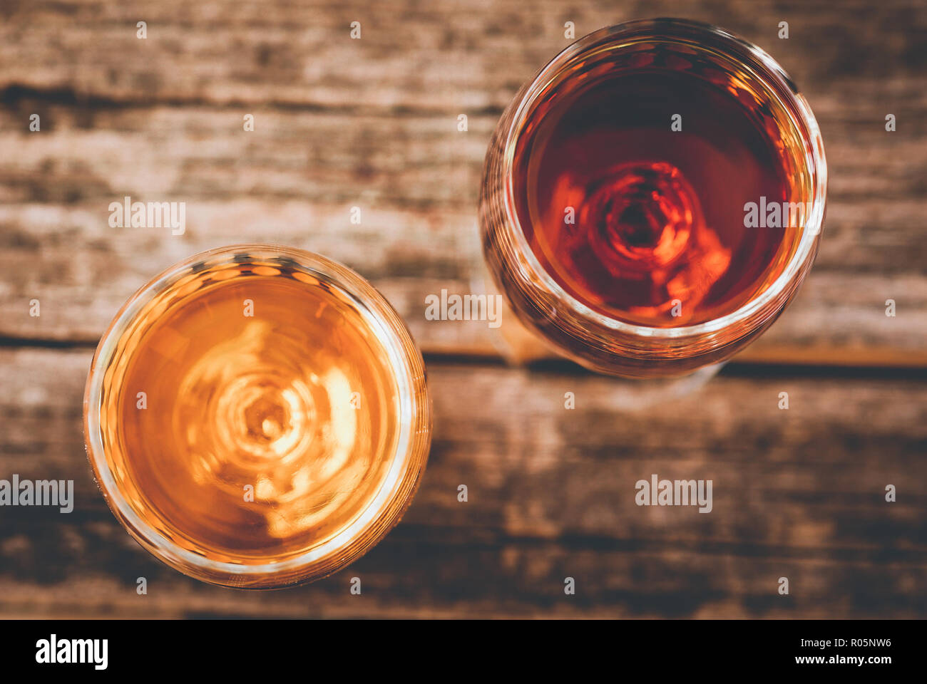 Liquori - alcohlolic drink dopo cena Foto Stock