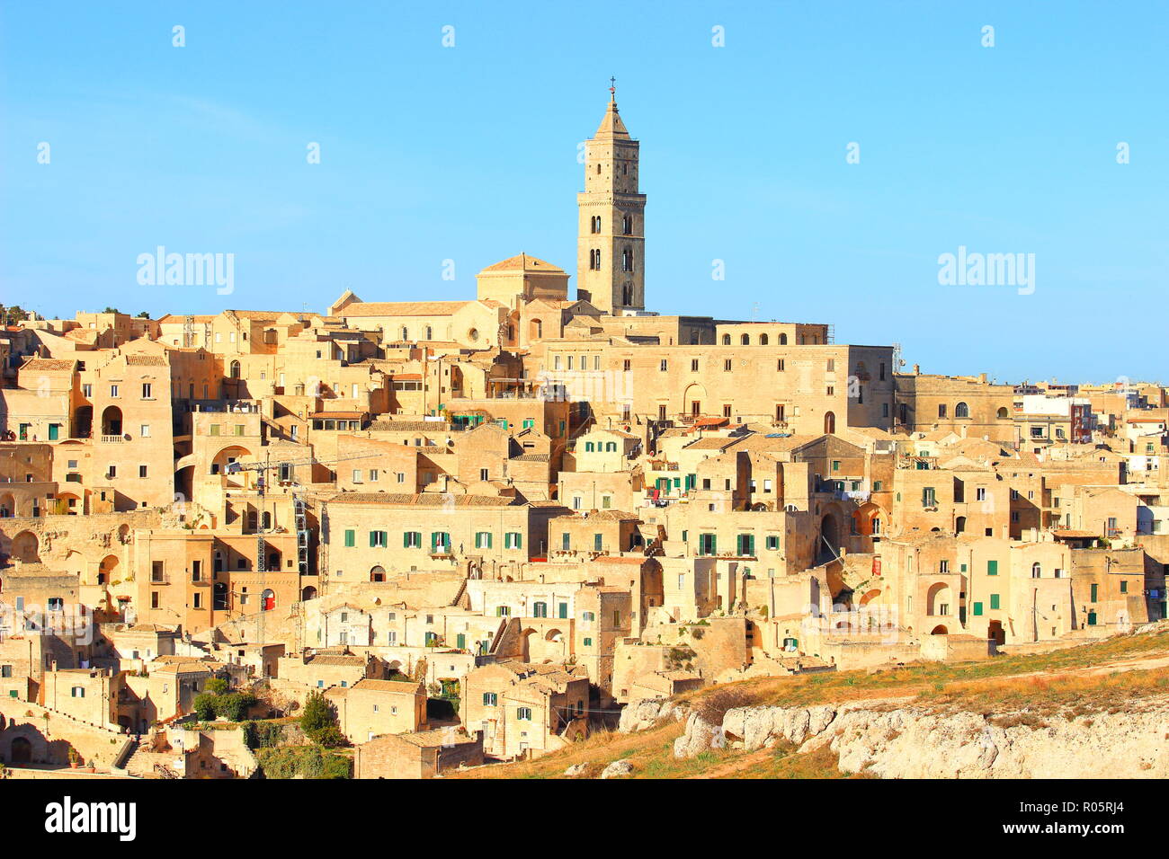 Matera, Italia, uno dei più antichi abitata continuamente città in tutto il  mondo Foto stock - Alamy