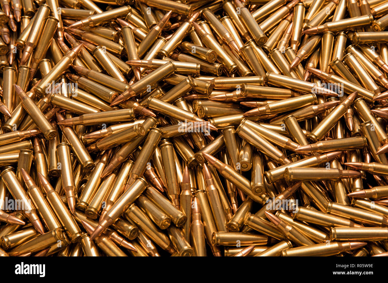 Fucile da assalto munizioni Foto Stock