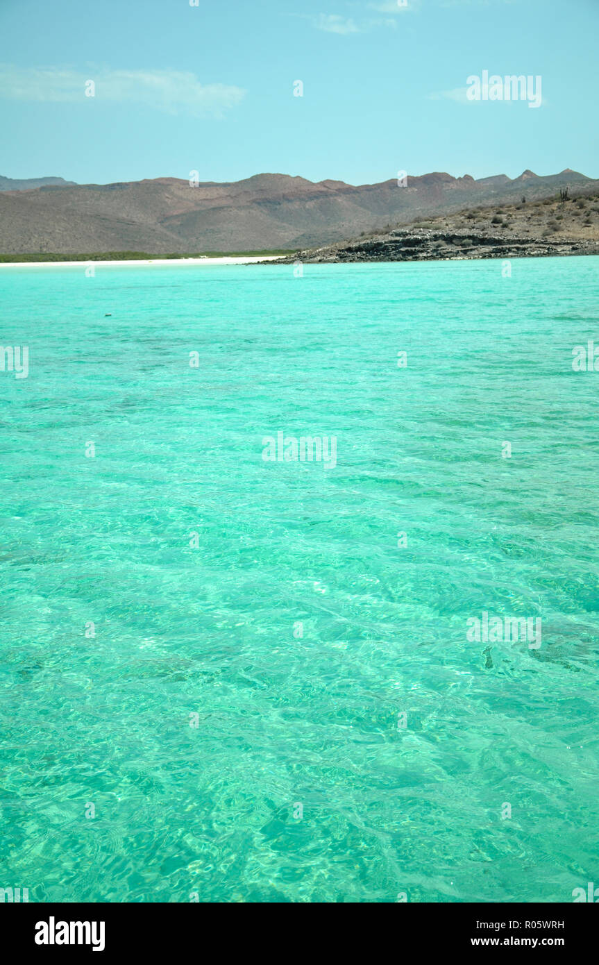 Baja California e il suo mare di Cortez è un paradiso per amanti dello snorkeling e subacquei - ma anche per i cartelli il traffico di droga nonché la città con la Foto Stock