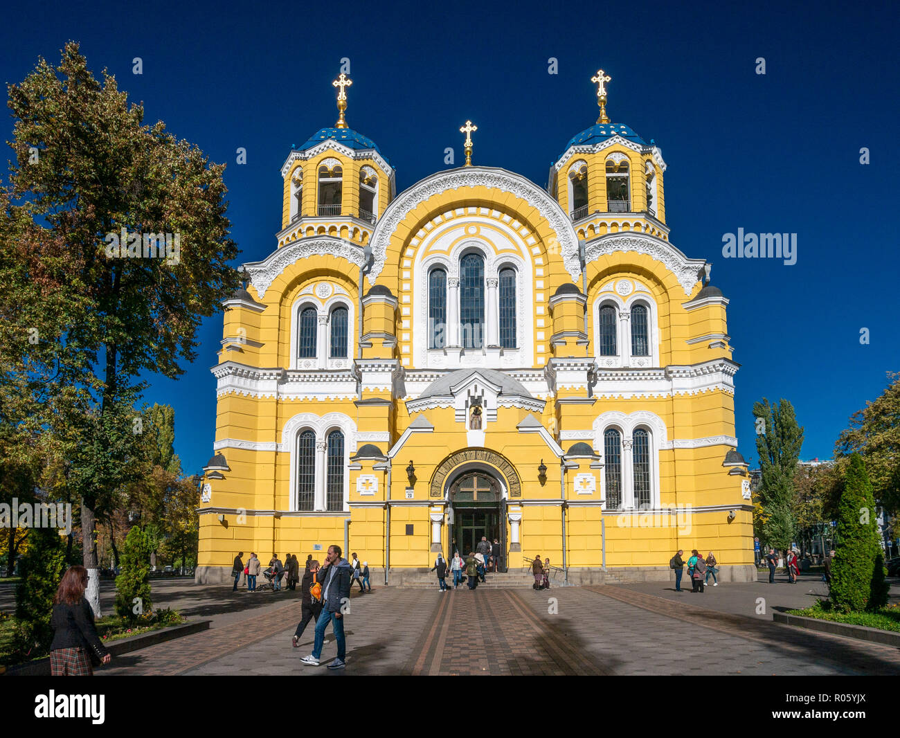 Vladimir Cathedral, Kiev, Oblast di Kiev, Ucraina Foto Stock