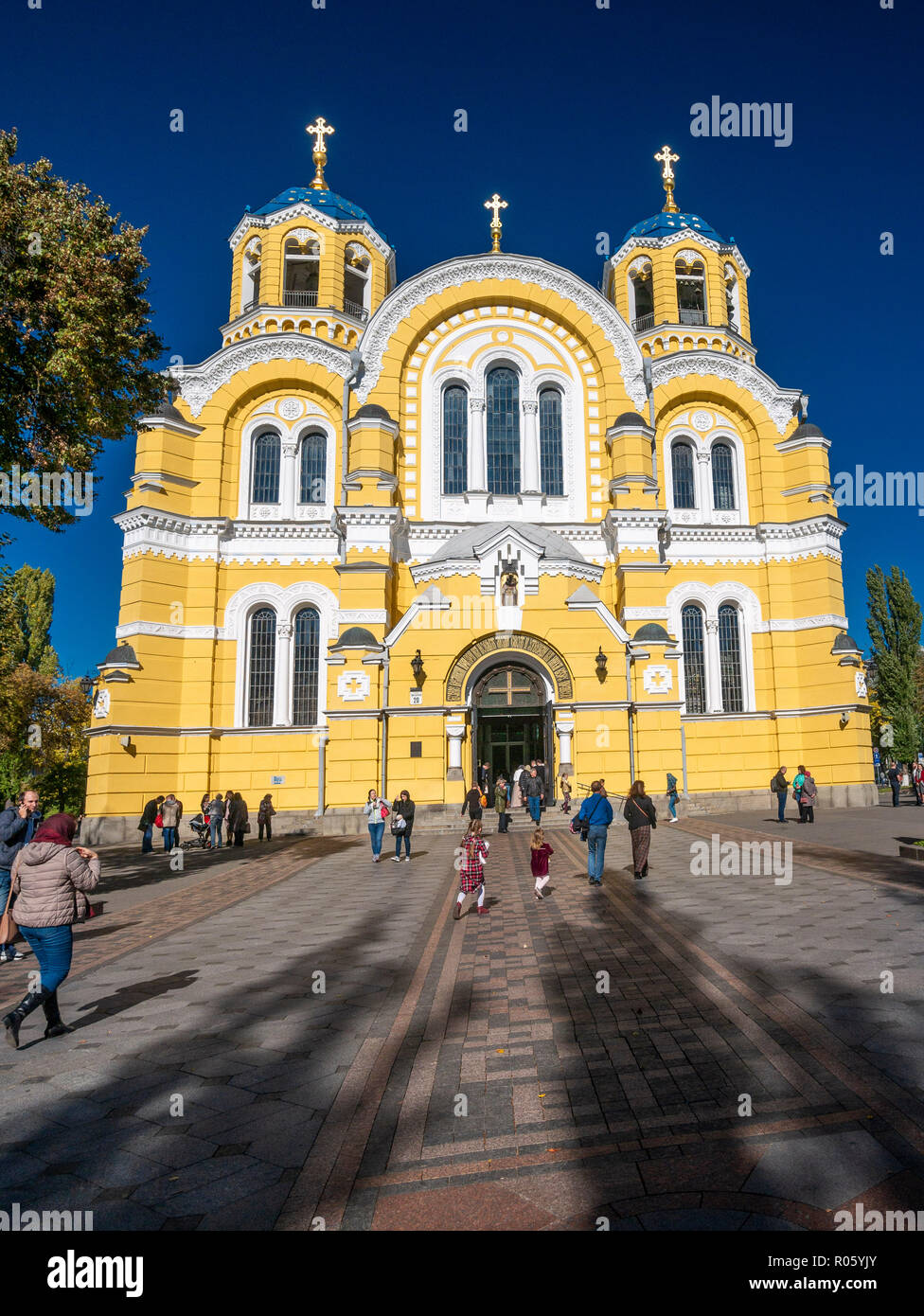 Vladimir Cathedral, Kiev, Oblast di Kiev, Ucraina Foto Stock