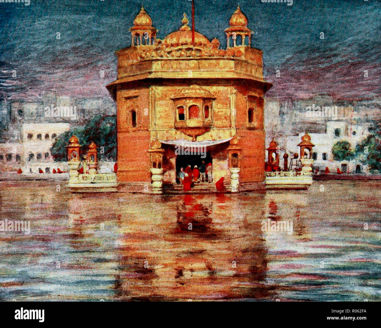 Il Tempio d'oro, Amritsar e India Foto Stock