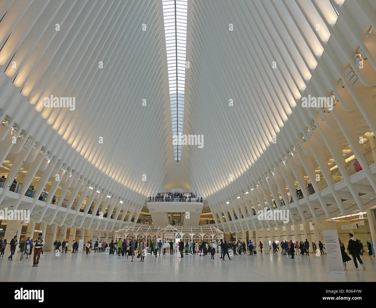 WESTFIELD WORLD TRADE CENTER, vicino al sito del disastro 9/11 a Manhattan, New York. Foto: Tony Gale Foto Stock