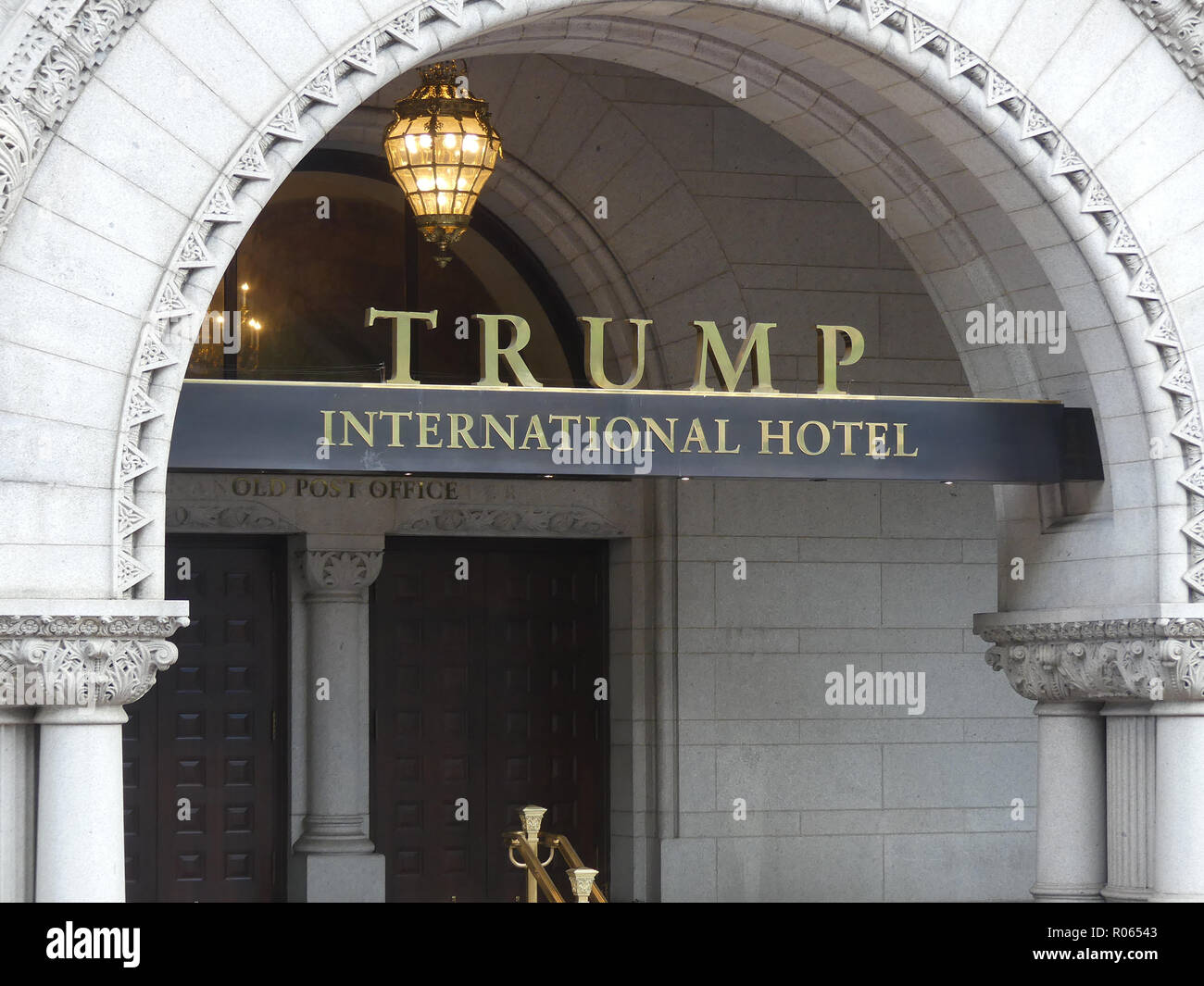 WASHINGTON D.C. Il vecchio Post office ora locato come Trump International Hotel. Foto: Tony Gale Foto Stock