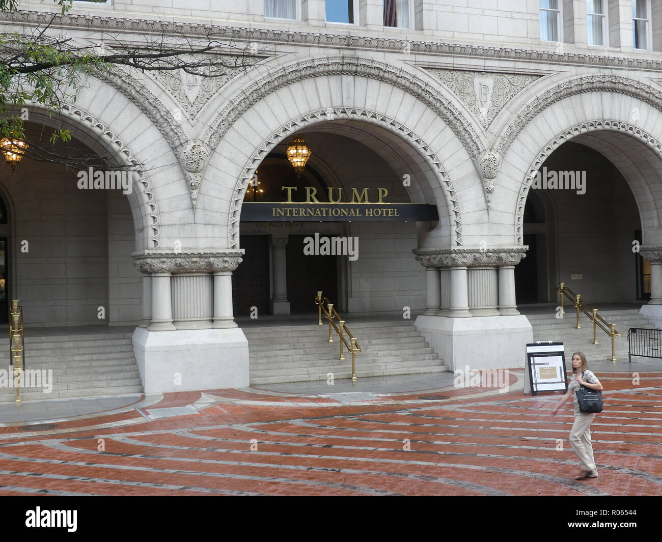 WASHINGTON D.C. Il vecchio Post office ora locato come Trump International Hotel. Foto: Tony Gale Foto Stock