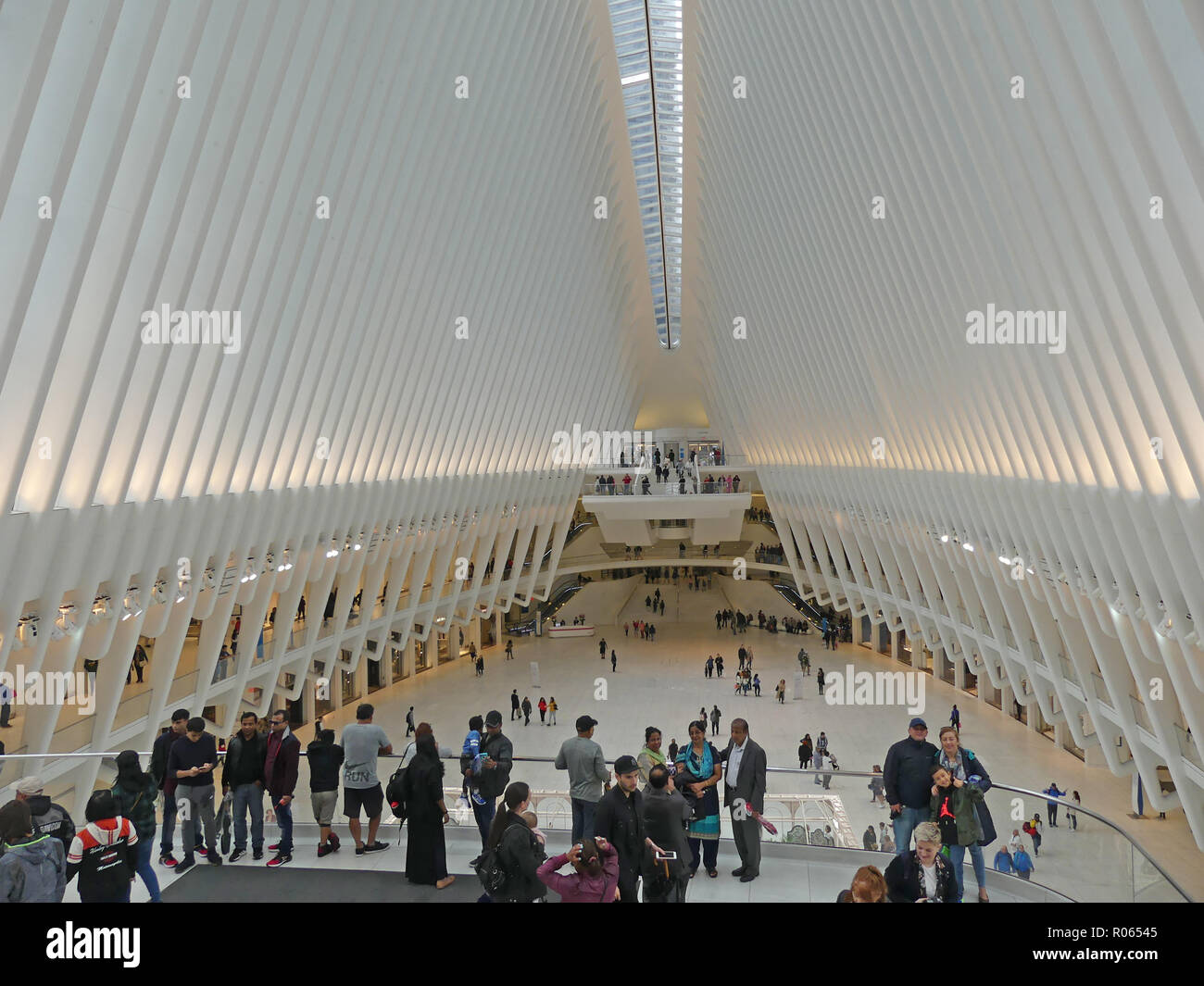 WESTFIELD WORLD TRADE CENTER, vicino al sito del disastro 9/11 a Manhattan, New York. Foto: Tony Gale Foto Stock