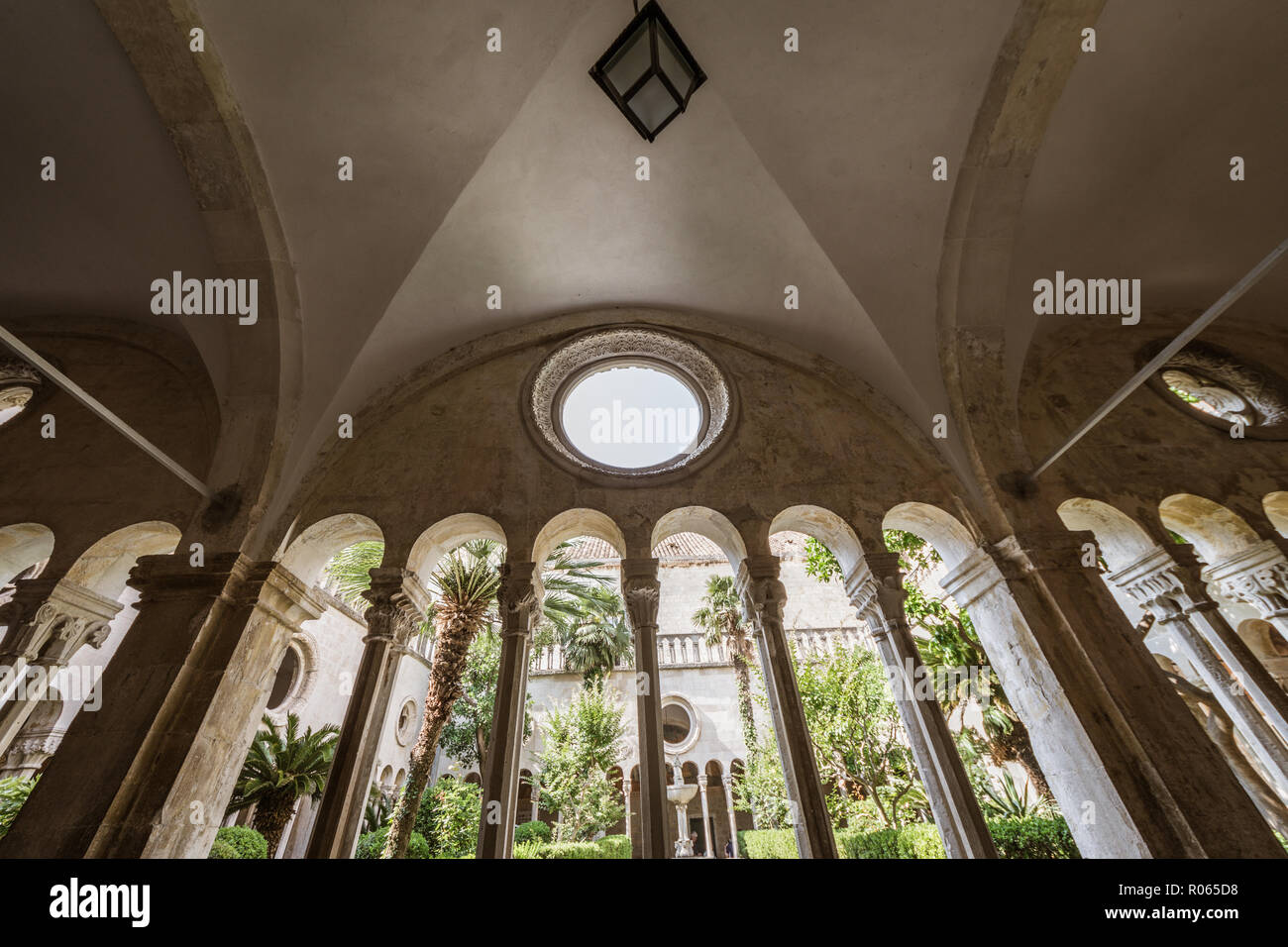 Vista la fantastica città di Dubrovnik, patrimonio dell'unrsco e bella città, Foto Stock