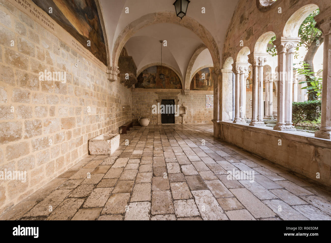 Vista la fantastica città di Dubrovnik, patrimonio dell'unrsco e bella città, Foto Stock