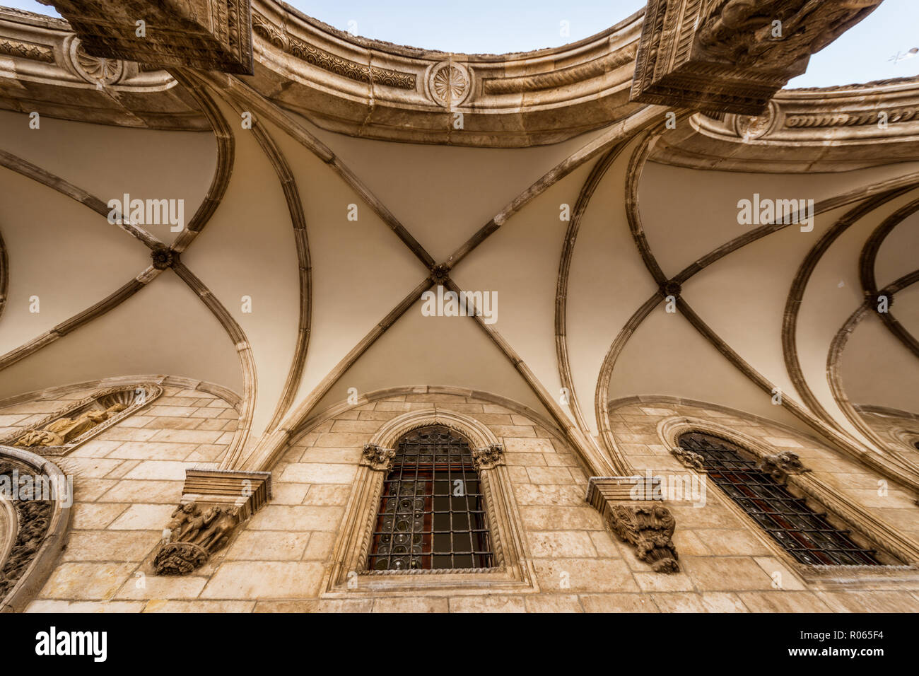 Vista la fantastica città di Dubrovnik, patrimonio dell'unrsco e bella città, Foto Stock