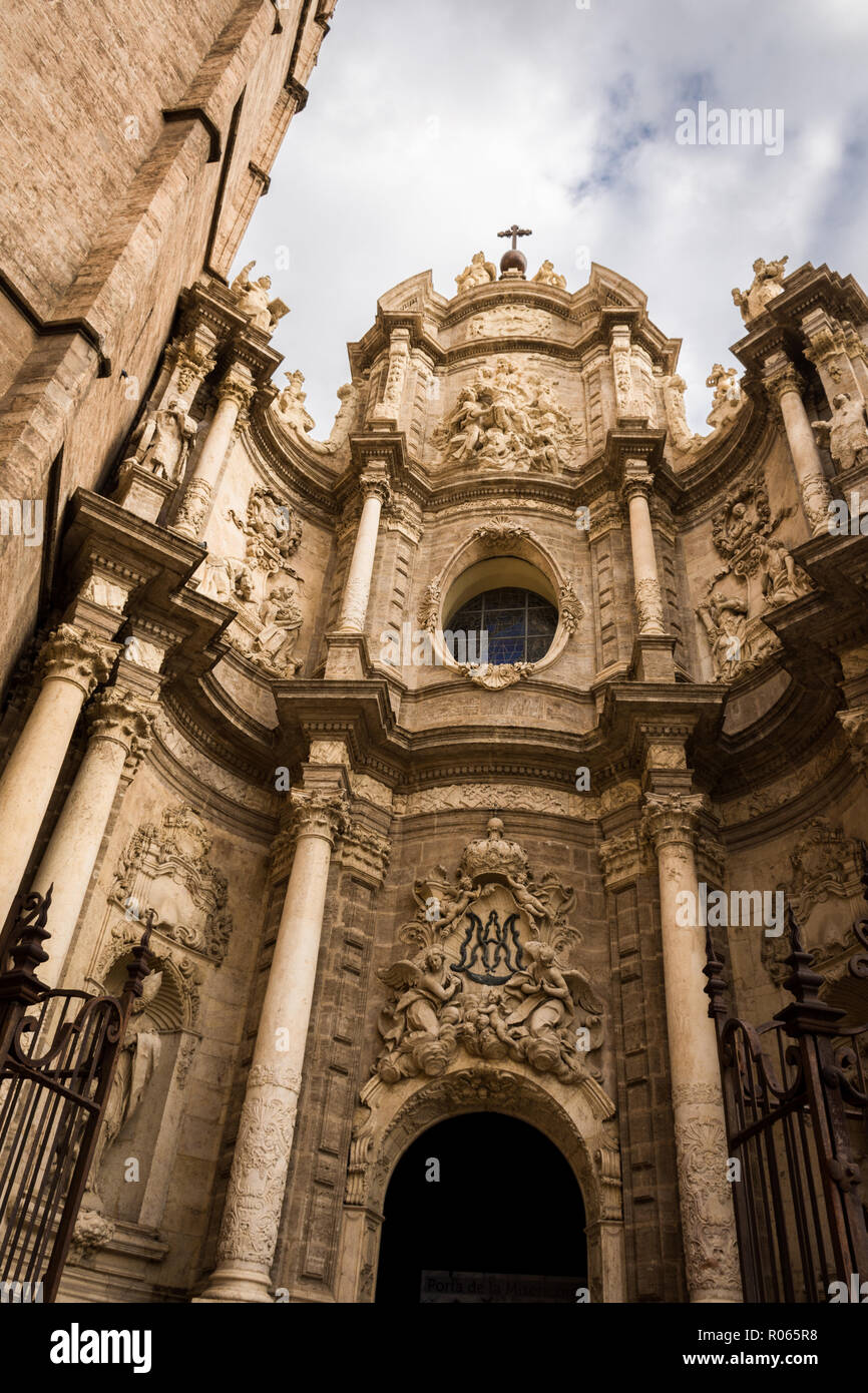 Visitare Valencia tra i monumenti e gli edifici antichi Foto Stock