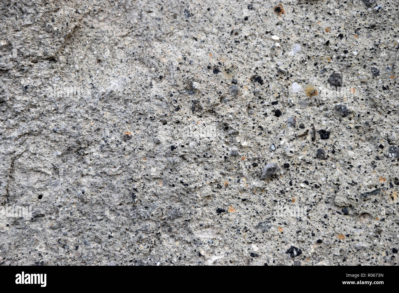 Sfondo di peperino, una roccia magmatica, tipico dell'Italia centrale Foto Stock