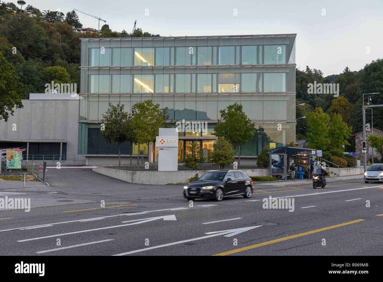 Lugano, Svizzera - 21 Settembre 2017: Swiss National Supercomputing centre a Lugano in Svizzera Foto Stock
