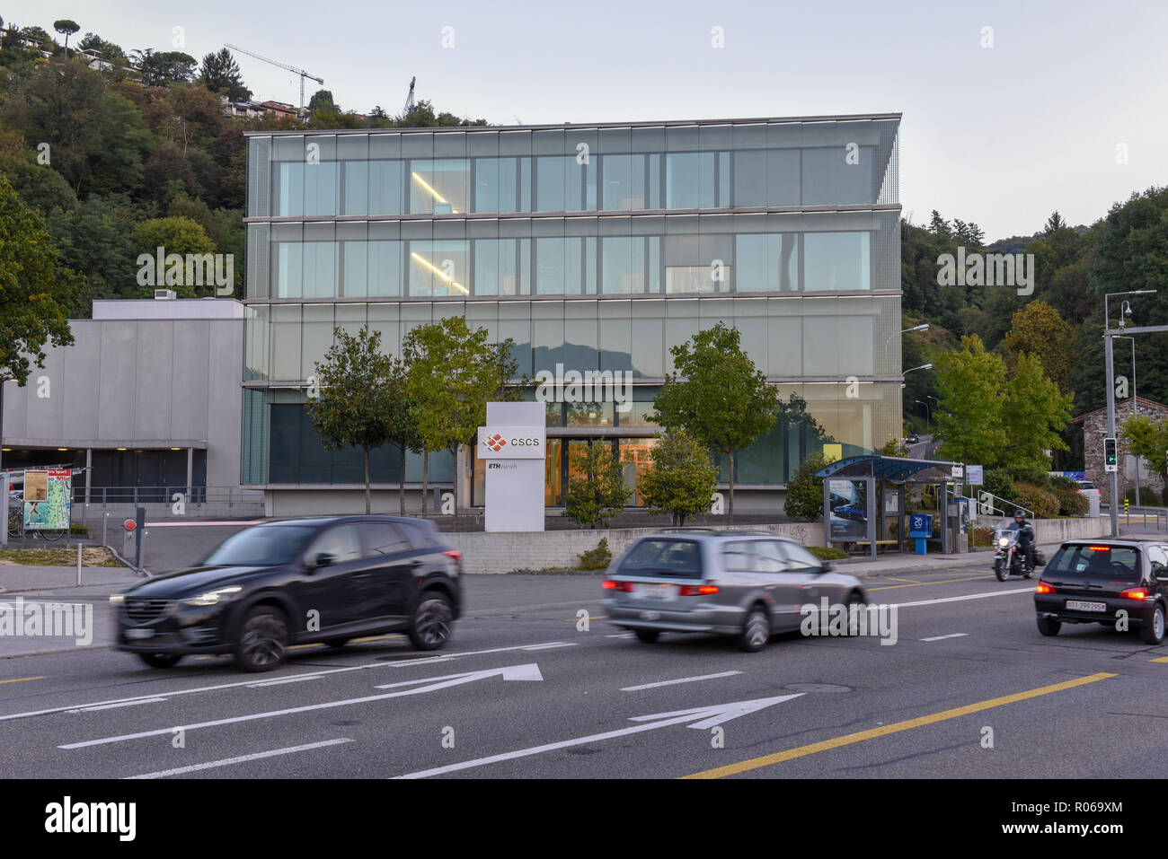 Lugano, Svizzera - 21 Settembre 2017: Swiss National Supercomputing centre a Lugano in Svizzera Foto Stock
