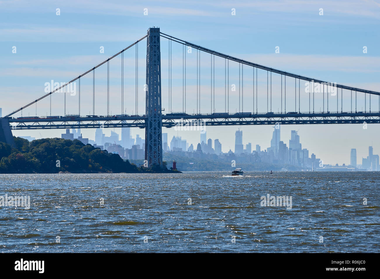 George Washington Bridge di New York Foto Stock