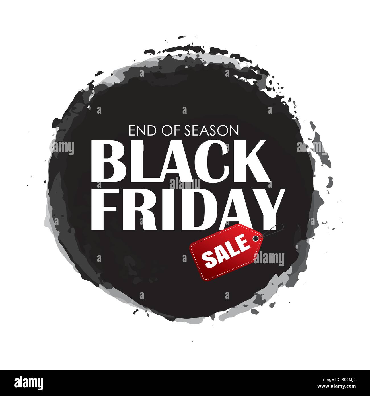 Venerdì nero cerchio vendita banner con testo bianco su nero grunge tratto di pennello. Utilizzare per lo sconto, shopping, promozione, pubblicità. Illustrazione Vettoriale Venerdì nero cerchio vendita banner con testo bianco su nero grunge tratto di pennello. Utilizzare per lo sconto, shopping, promozione, pubblicità. Illustrazione Vettoriale