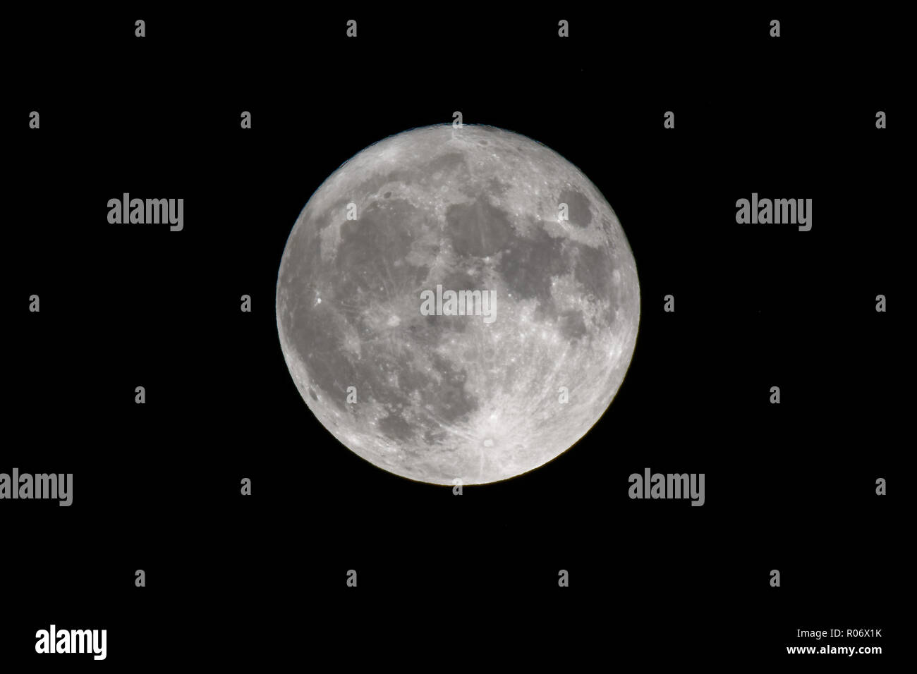 Luna piena Foto Stock