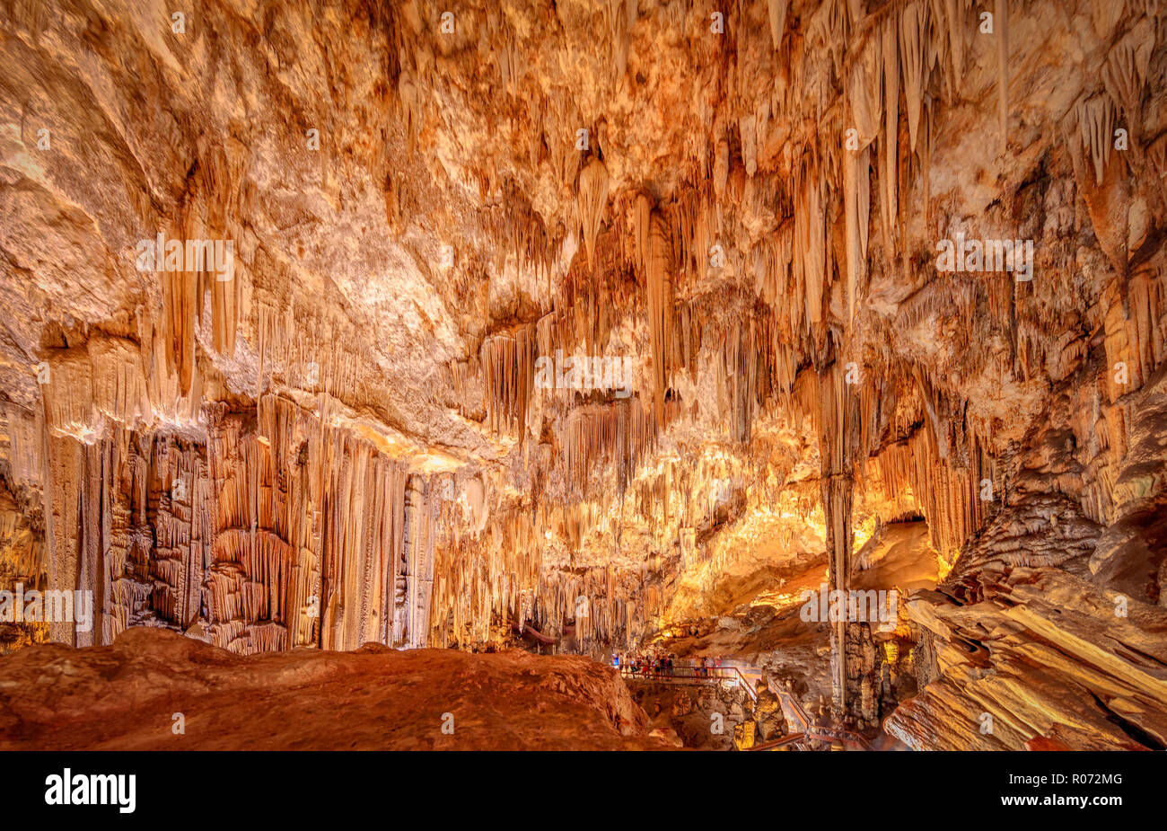 Grotta di Nerja Foto Stock