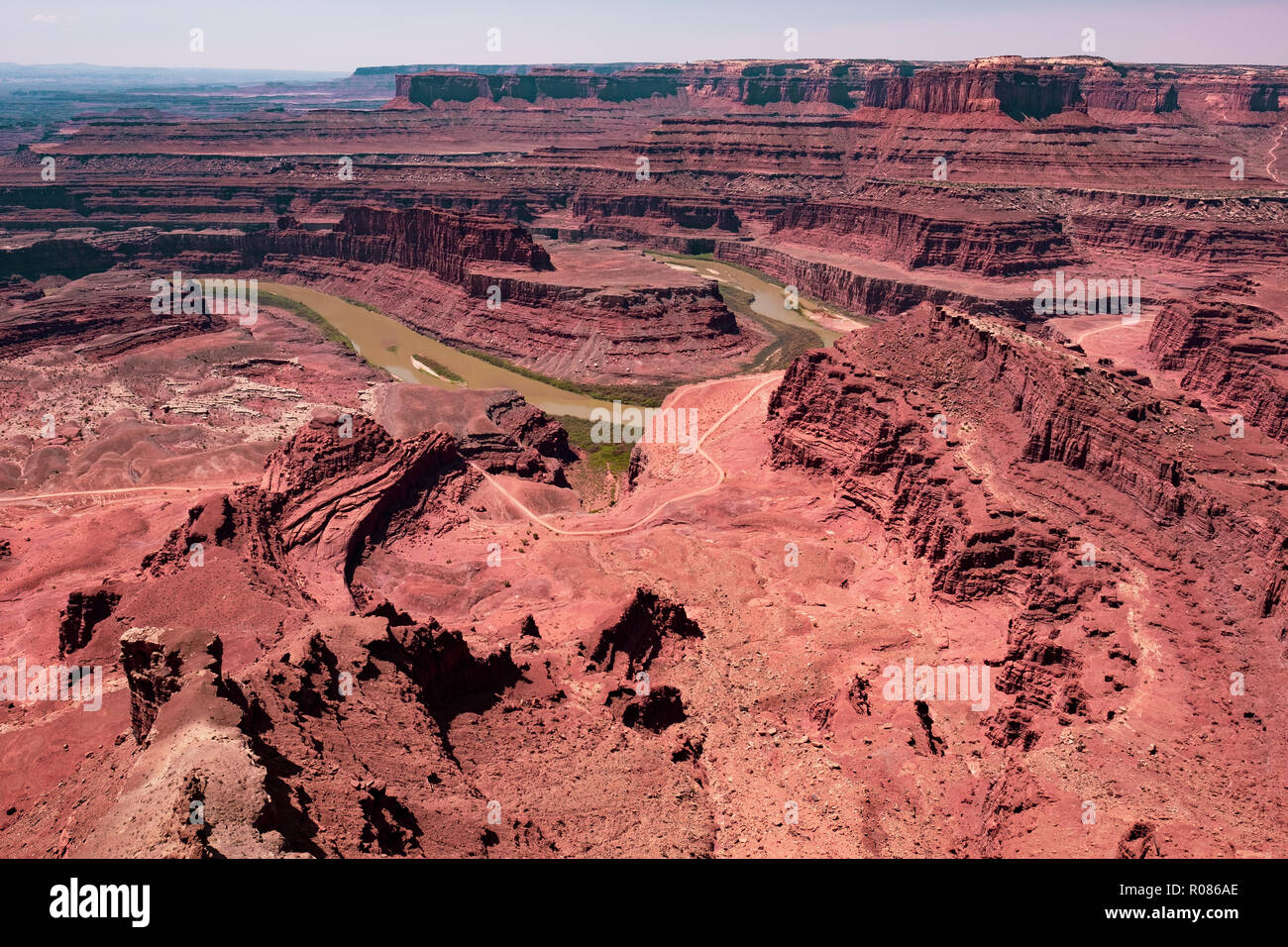 Canyonlands e il Fiume Colorado, Utah Foto Stock