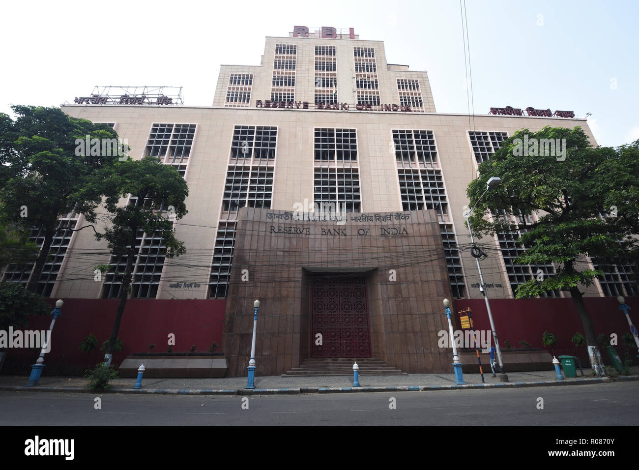 Reserve Bank of India, Calcutta ufficio regionale, 15 Netaji Subhas Road, Fairley Place, Calcutta, India Foto Stock