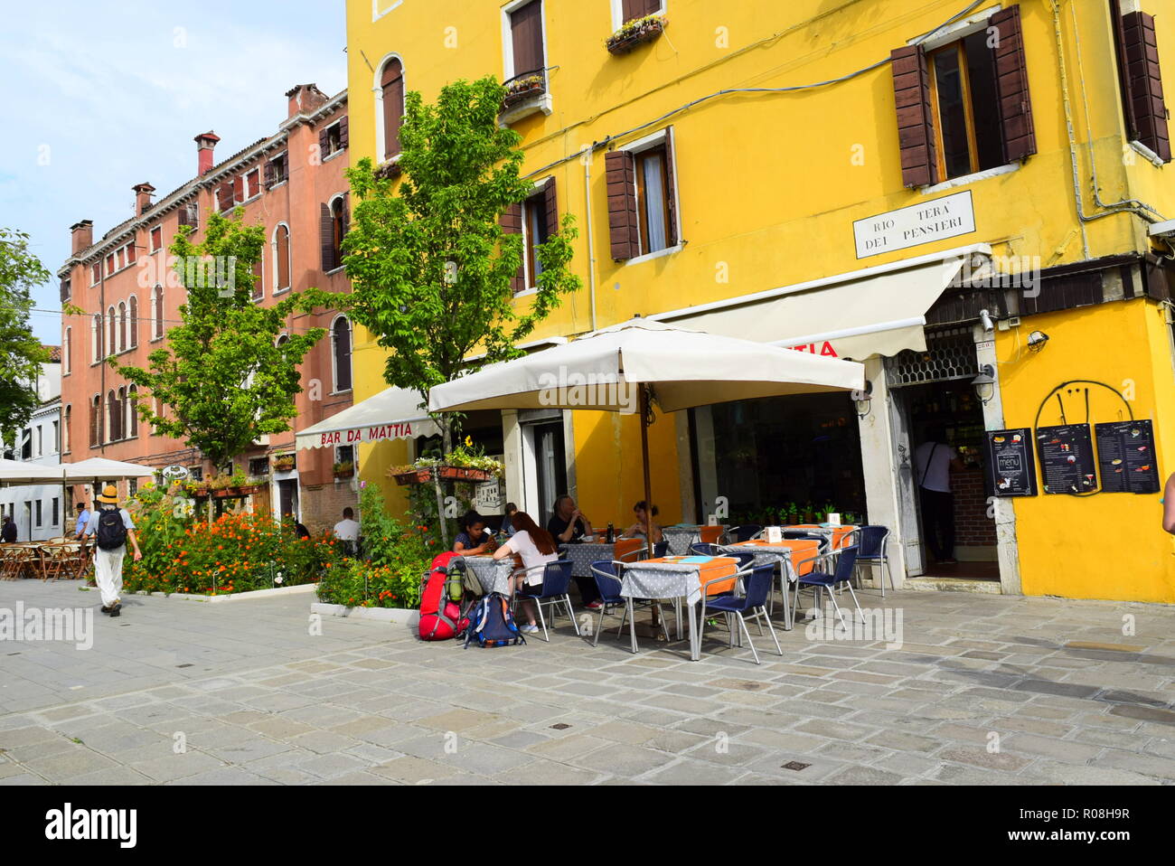 HD fotografia DSLR di Venezia, Italia. Tutte le foto sono state scattate in vera Venezia Italia. È possibile vedere il Grand Canal, barche, luoghi, edifici. Da vedere Foto Stock