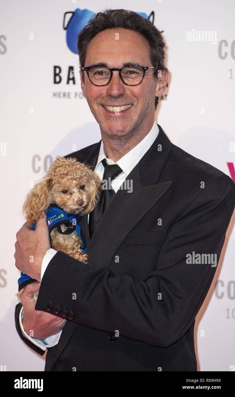 1 novembre 2018 - Londra, Regno Unito - Guy Henry assiste il Battersea cani e gatti collari Home & cappotti ballo di gala 2018 a Battersea Evolution. (Credito Immagine: © Gary Mitchell/SOPA immagini via ZUMA filo) Foto Stock