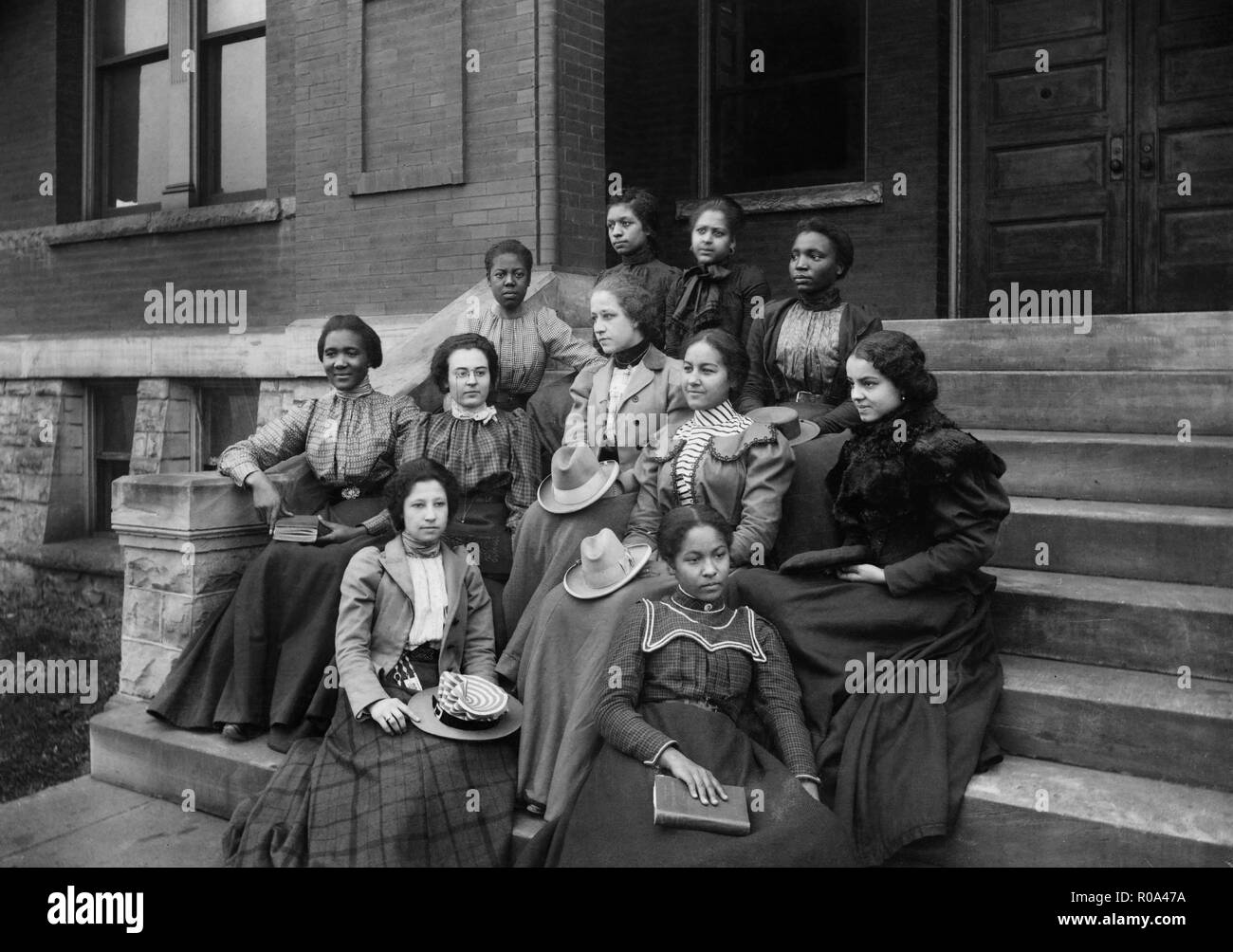 Junior Classe normale, Fisk University di Nashville, Tennessee, Stati Uniti d'America, 1899 Foto Stock
