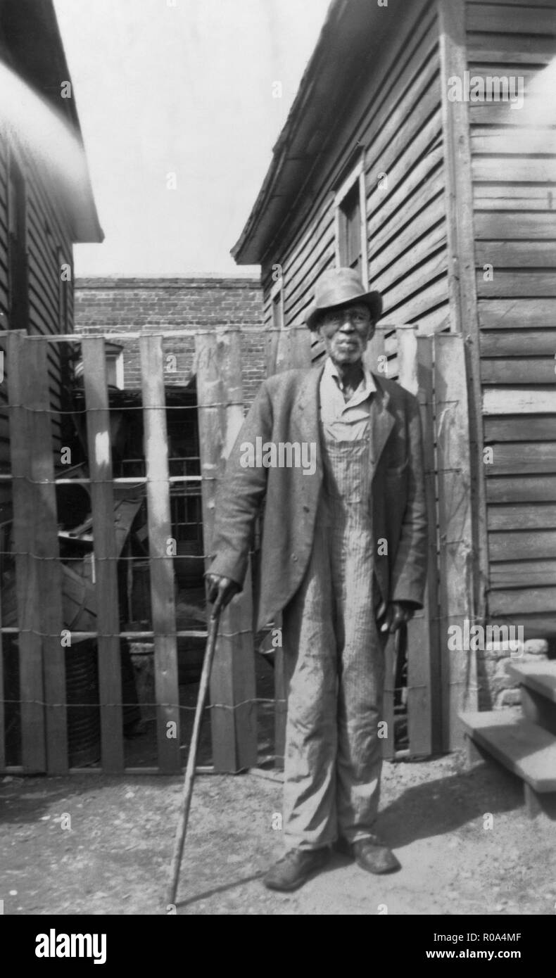 Ex schiavo William Colbert, età 93, Alabama, Stati Uniti d'America, da federale dello scrittore, progetto nato in schiavitù: Slave narrazioni, Stati Uniti per i progetti di lavoro Administration, 1936 Foto Stock