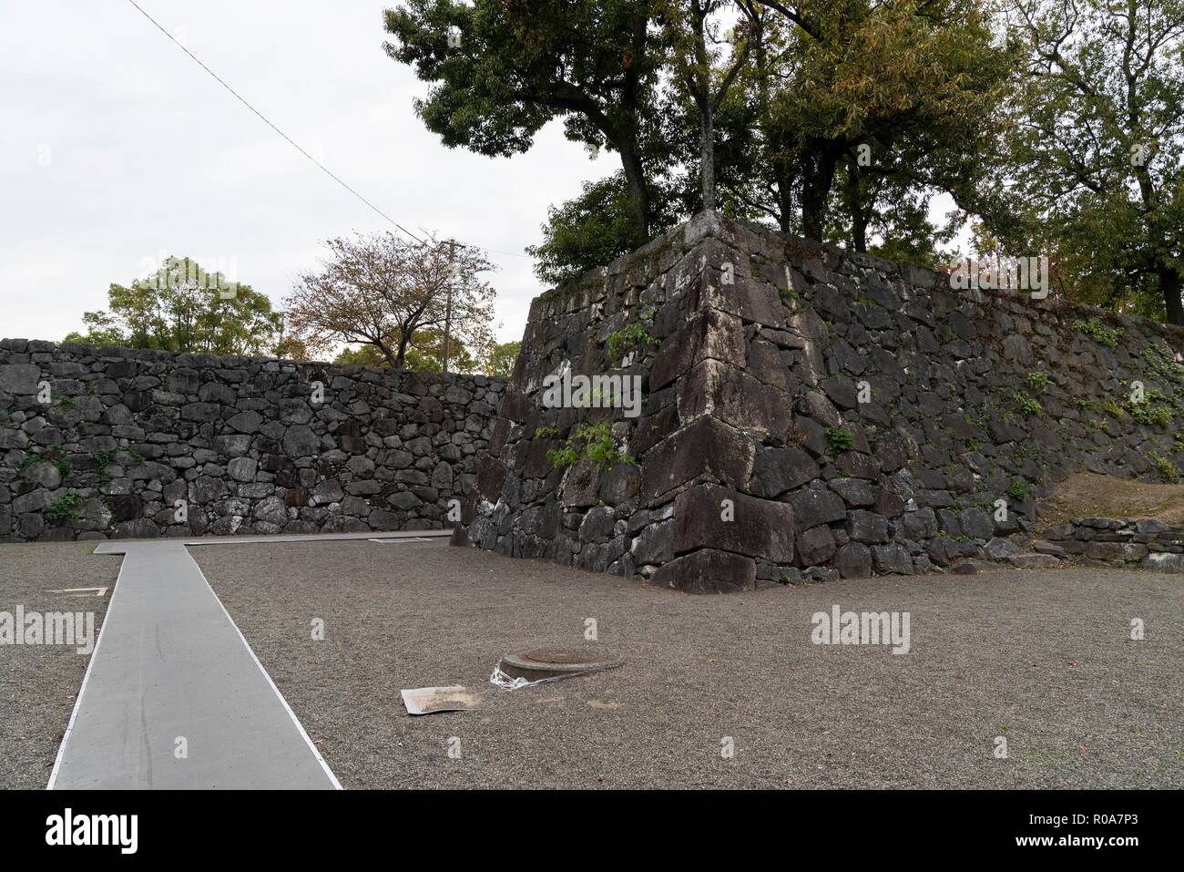 Ex Castello Yatsushiro Yatsushiro, Città, Prefettura di Kumamoto, Giappone Foto Stock